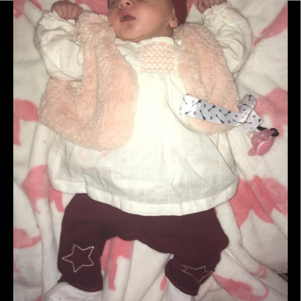 BABY GIRL 3 Piece Outfit (0-3MTHS)